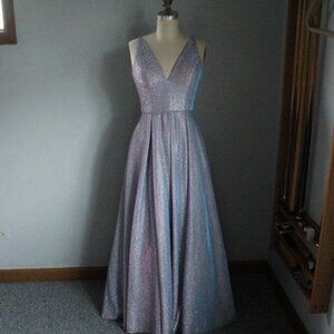 Windsor Glittery V-neck Evening Ball gown